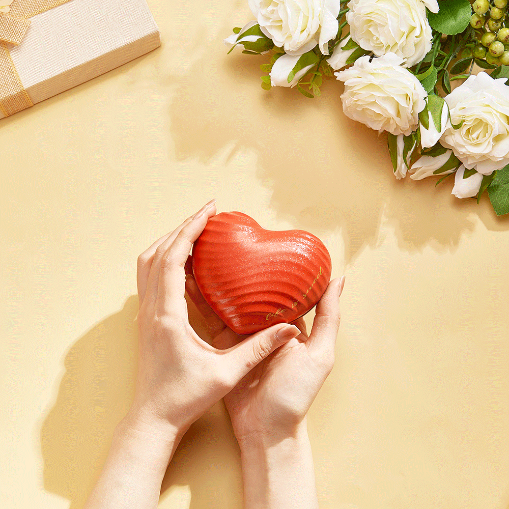 Valentine's Gifts for Her Custom Photos and Text Album Heart Box