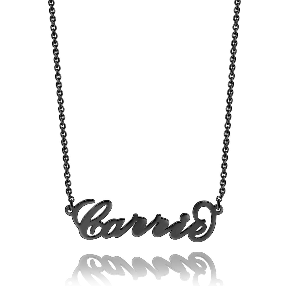 Soufeel Gold "Carrie" Style Name Necklace Gifts For Her