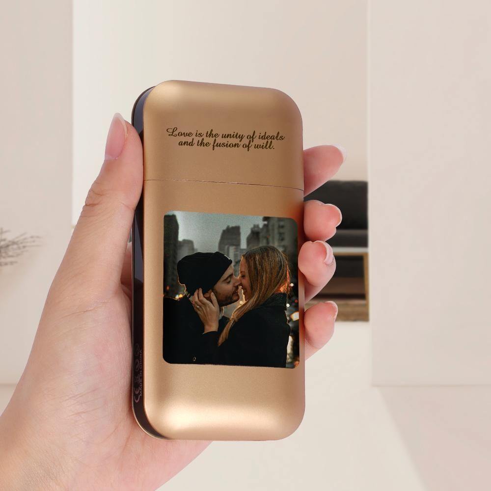 Personalized Cigarette Case with Engraved Photo Cigarette Case Best Gifts for Him (Lighter not included)