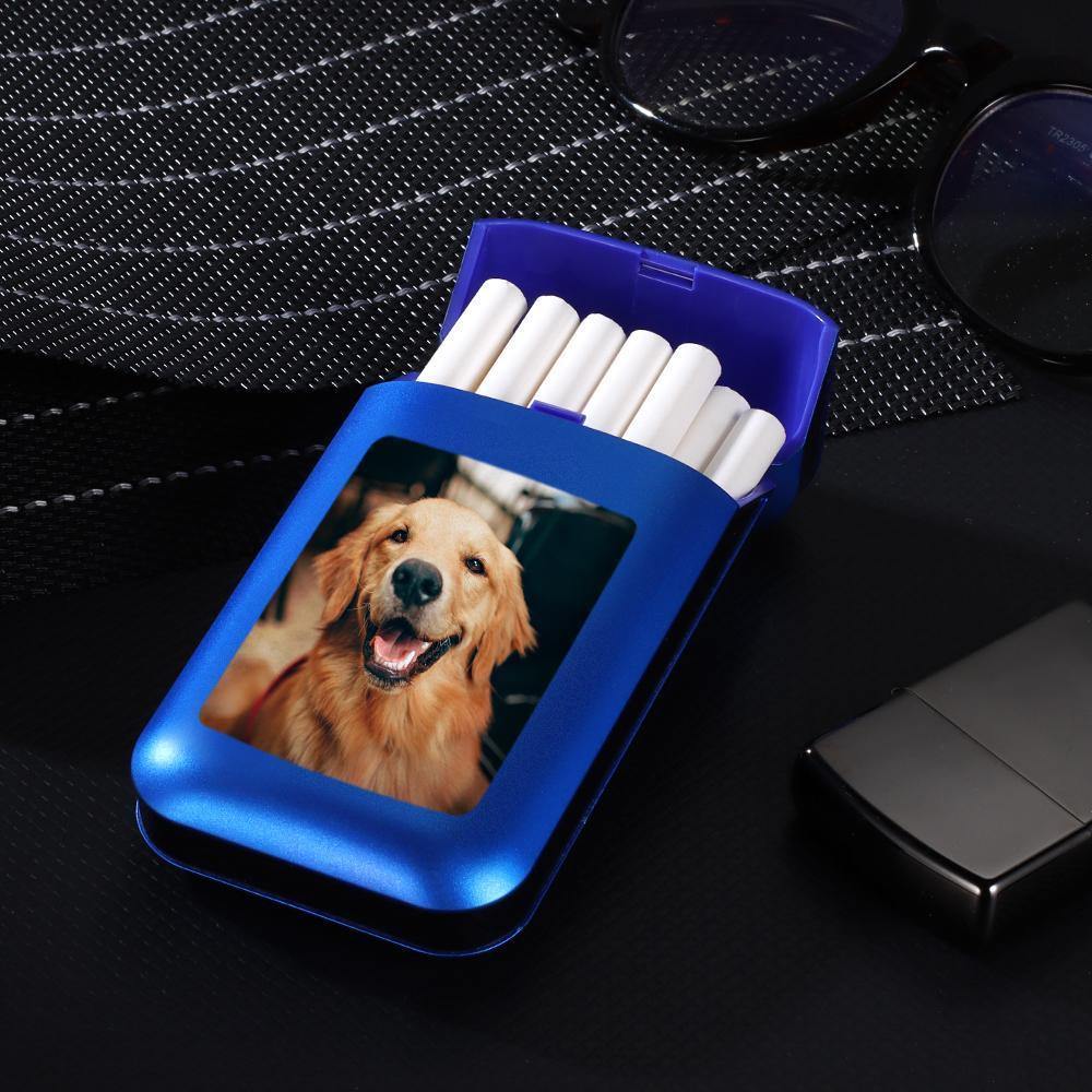 Personalized Cigarette Case with Engraved Custom Cigarettes Holder for Dad's Gifts