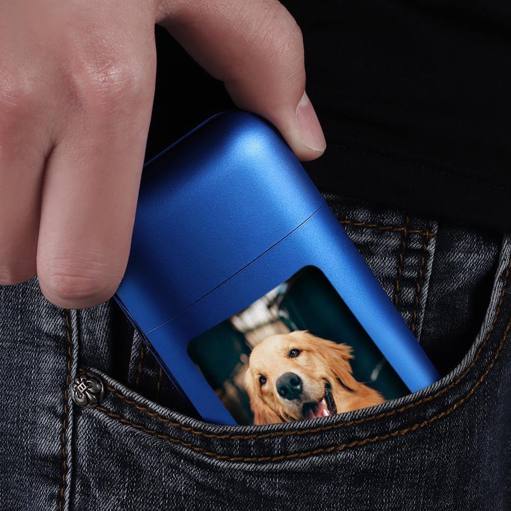 Personalized Cigarette Case with Engraved Custom Cigarettes Holder for Dad's Gifts