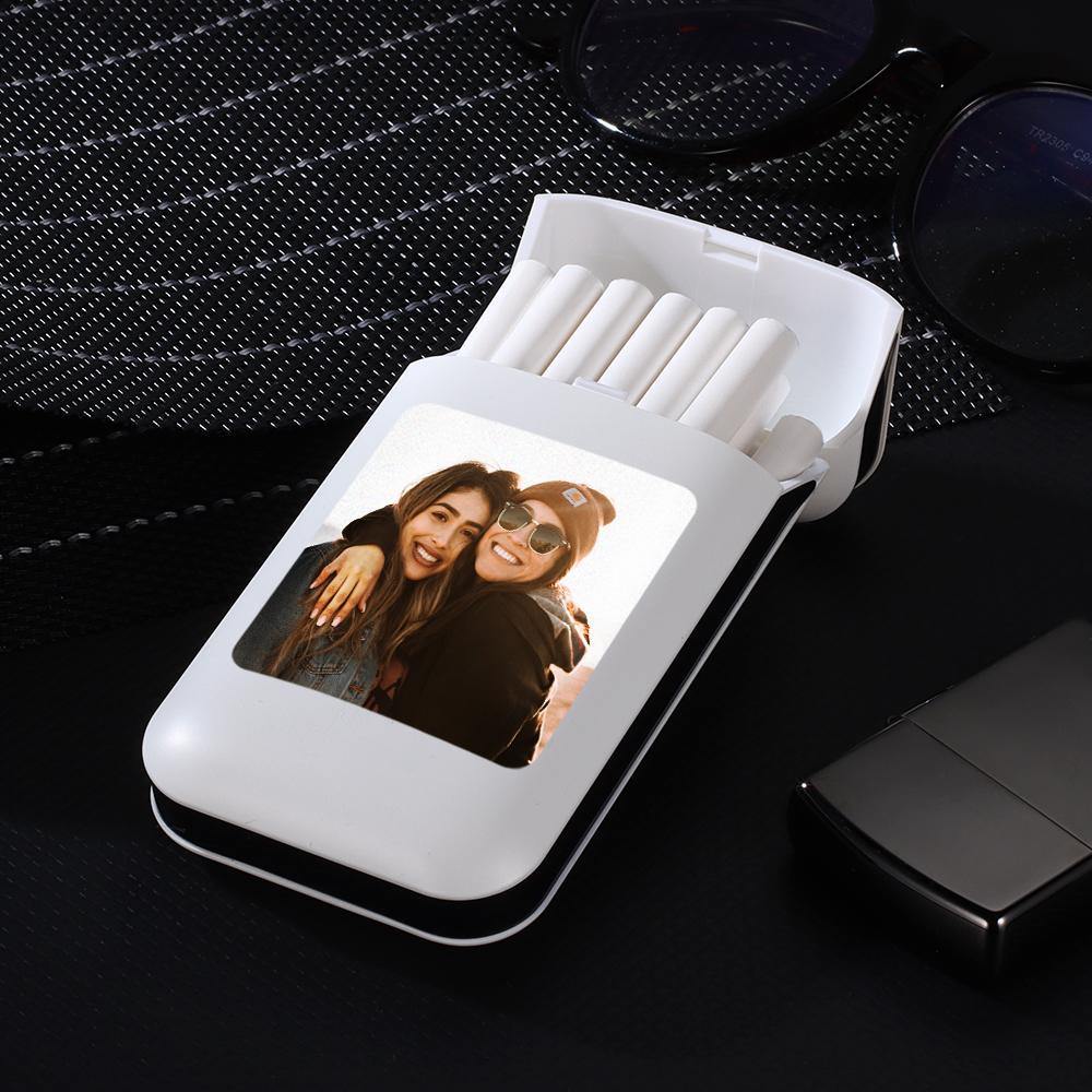 Cigarette Case with Engraved Photo Cigarette Case Unique Gifts (Lighter not included)