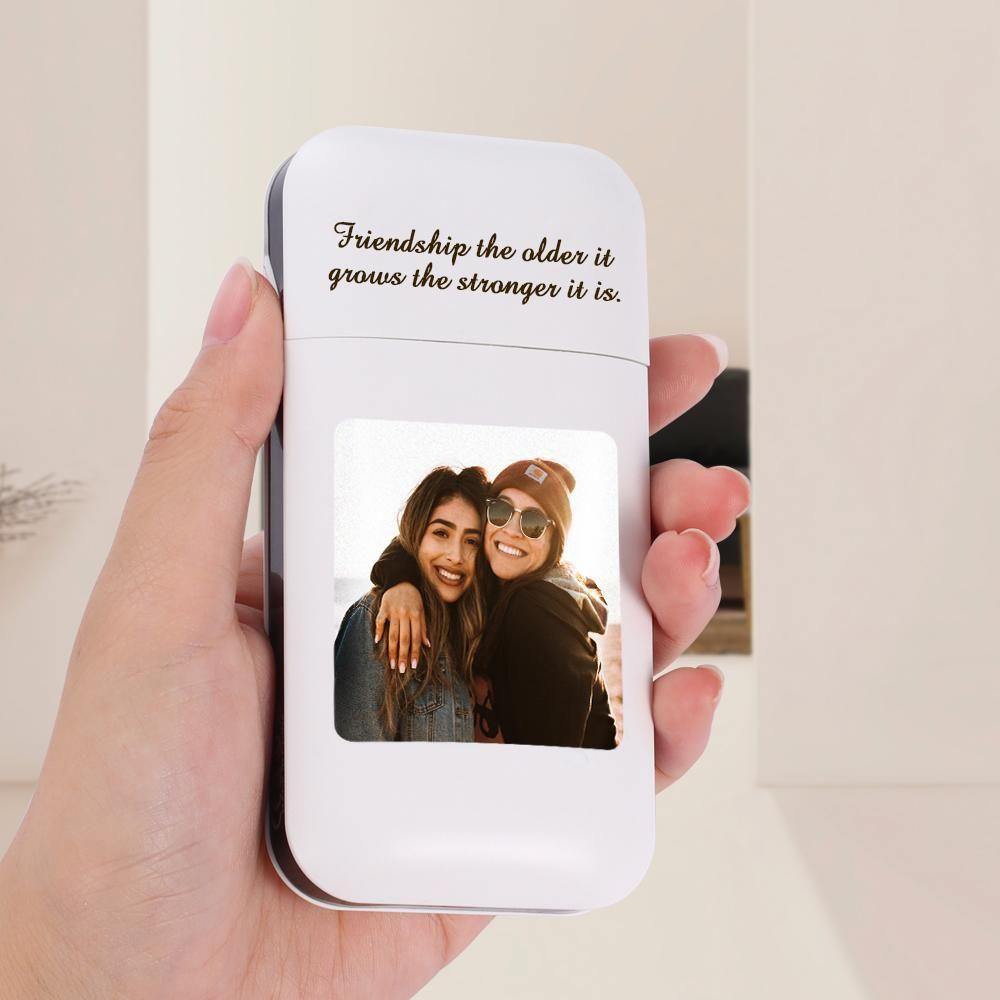 Cigarette Case with Engraved Photo Cigarette Case Unique Gifts (Lighter not included)