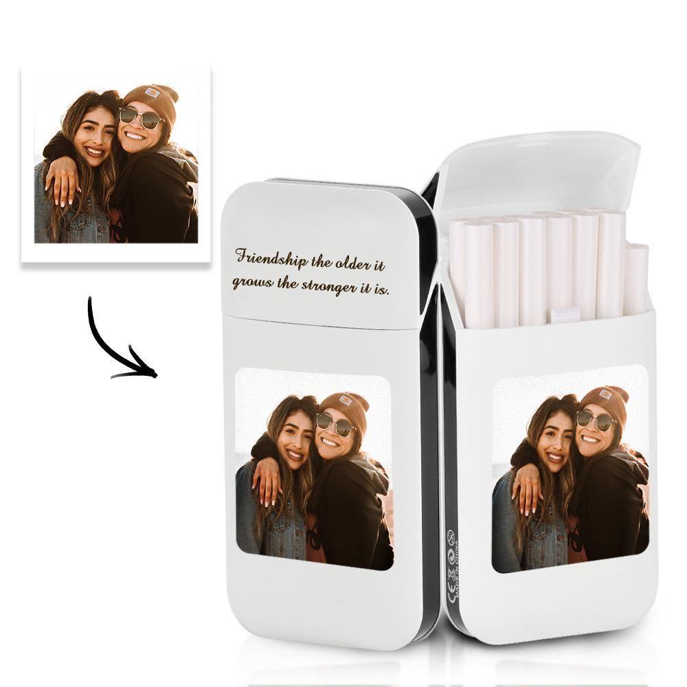 Cigarette Case with Engraved Photo Cigarette Case Unique Gifts (Lighter not included)