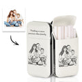 Engraved Cigarette Case with Photo Custom Cigarettes Holder (Lighter not included)