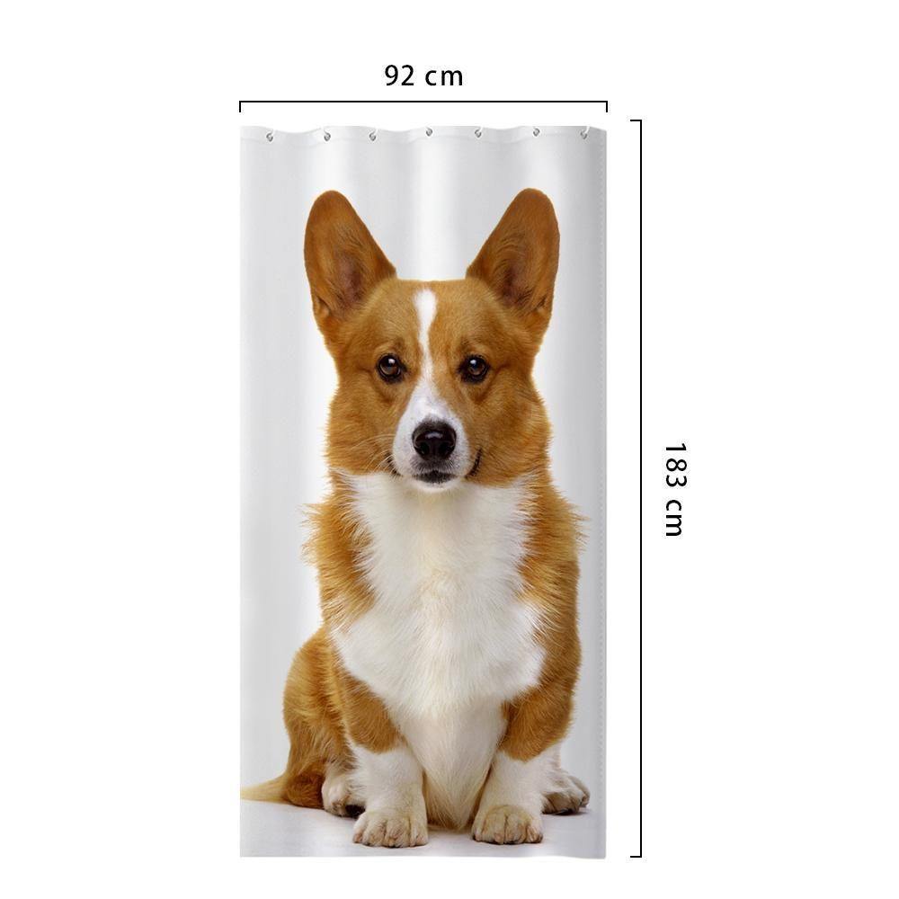 Custom Photo Shower Curtain Unique Gift Waterproof Shower Curtain 92*183cm