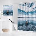 Custom Photo Shower Curtain Bathroom Decoration 92*183cm