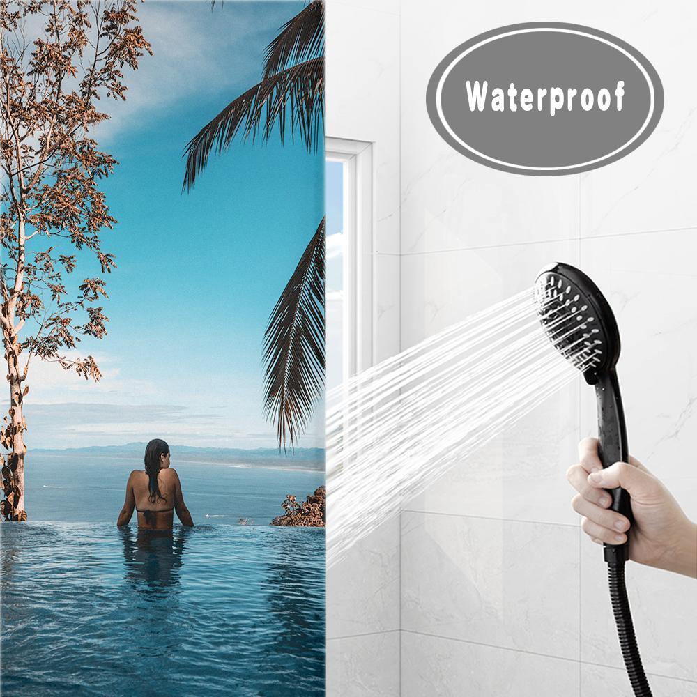 Custom Photo Shower Curtain Bathroom Decoration 122*183cm