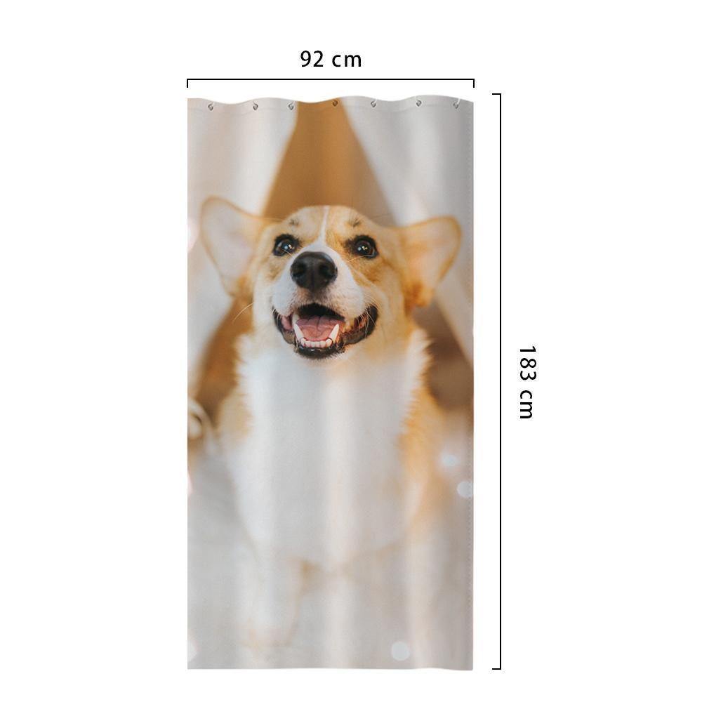 Personalized Shower Curtain Bathroom Decor Gift For Family 92*183cm