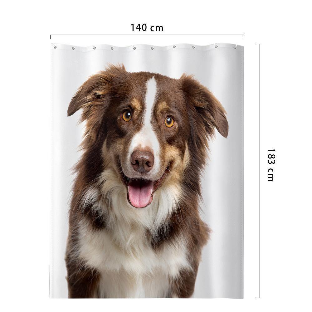 Personalized Shower Curtain Bathroom Decor Gift For Family 140*183cm