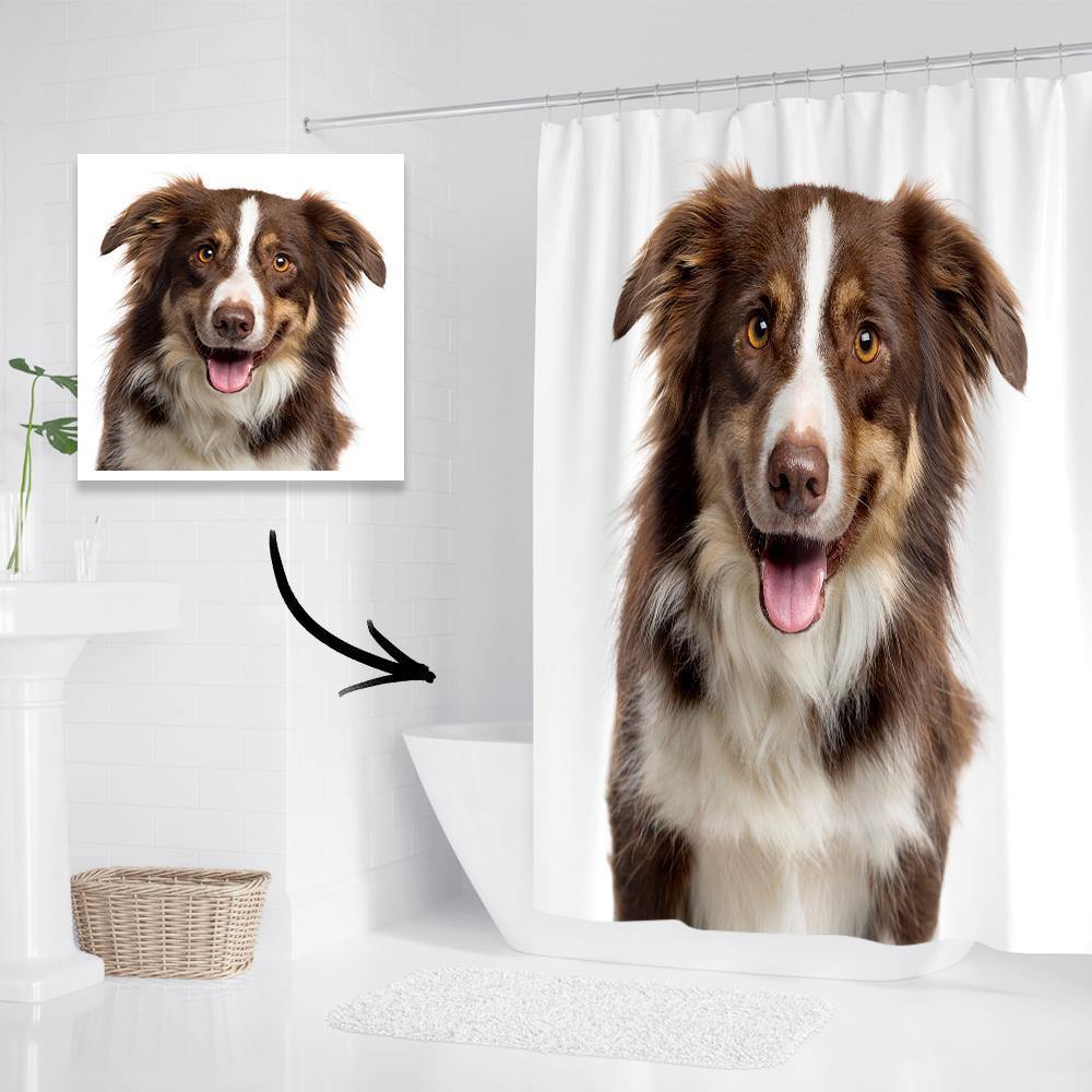 Personalized Shower Curtain Bathroom Decor Gift For Family 140*183cm
