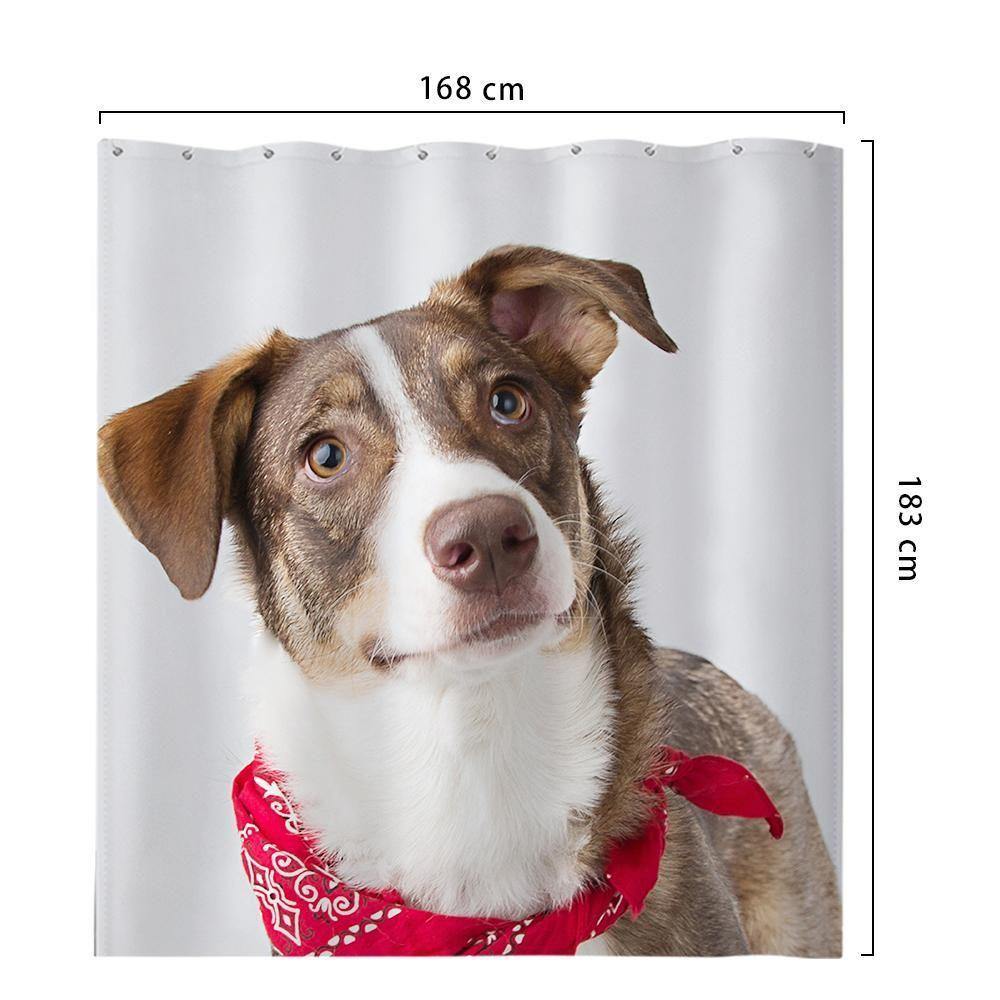 Personalized Shower Curtain Bathroom Decor Gift For Family 168*183cm
