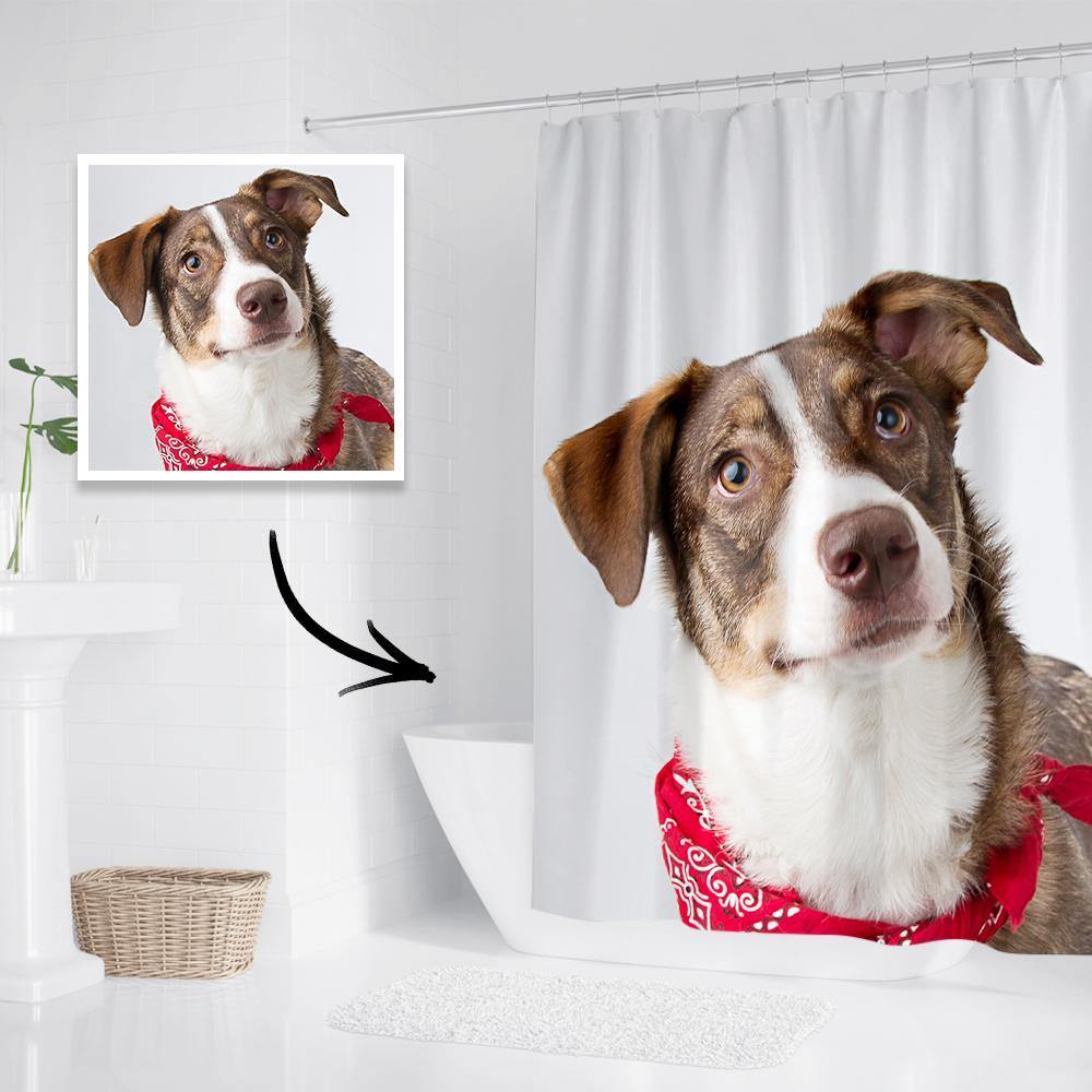 Personalized Shower Curtain Bathroom Decor Gift For Family 168*183cm