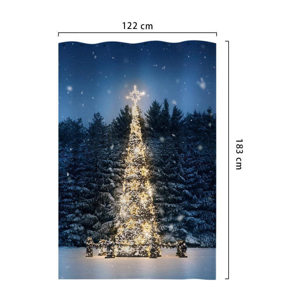 Personalized Shower Curtain Bathroom Decor Gift Memorial Gifts 122*183cm