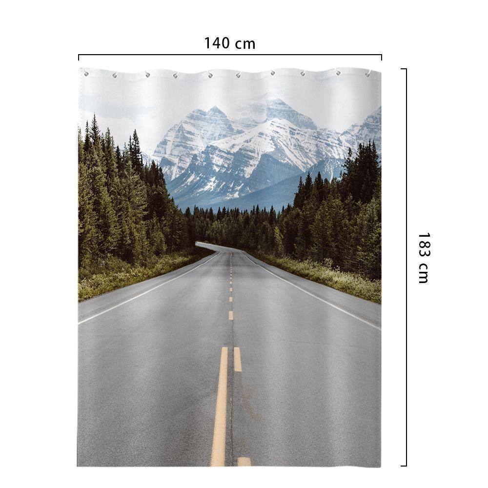 Personalized Shower Curtain Bathroom Decor Gift Memorial Gifts 140*183cm