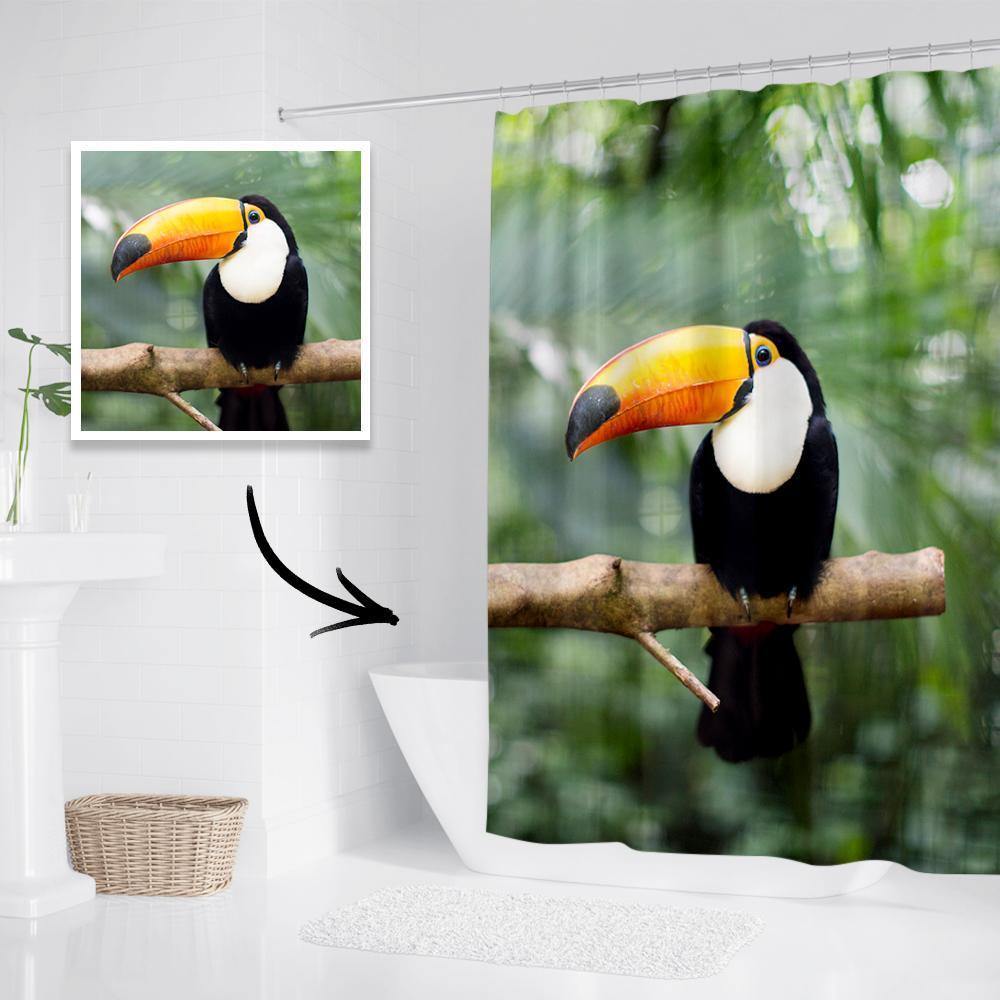 Personalized Shower Curtain Gift Memorial Bathroom Decor Gifts 152*183cm