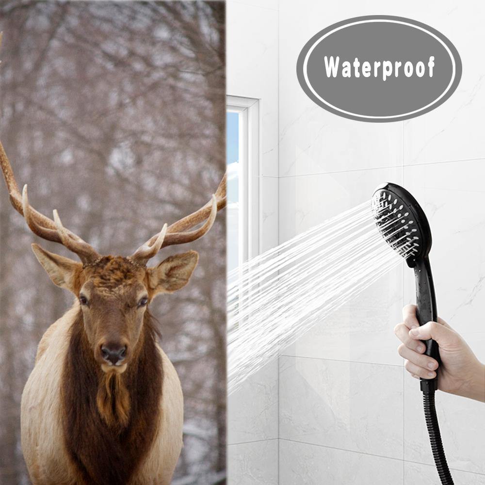 Personalized Shower Curtain Bathroom Decor Gift Memorial Gifts 183*183cm