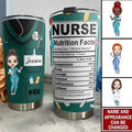 Custom Tumbler Cup With Text and Accessories Medical Gifts Nurse Gifts