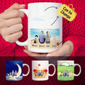 Personalised Dog And Dog Owner Coffee Mugs