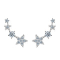 Star Earrings Silver