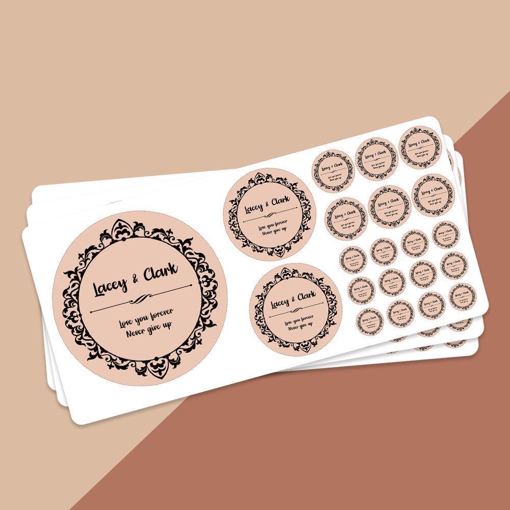 Personalized Gifts Sticker Love You Forever