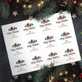 Custom Engraved Sticker Christmas Gifts Car Theme