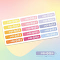 Scannable Music Code Stickers Creative Anniversary Gifts for Couple
