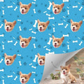 Custom Face Gift Wrap-Dog