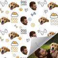 Custom Face Gift Wrap - Dog Lover