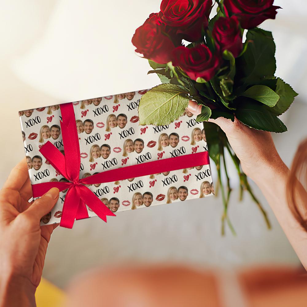 Custom Photo Face Wrapping Paper