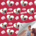 Custom Photo Face Wrapping Paper-Gift of Love