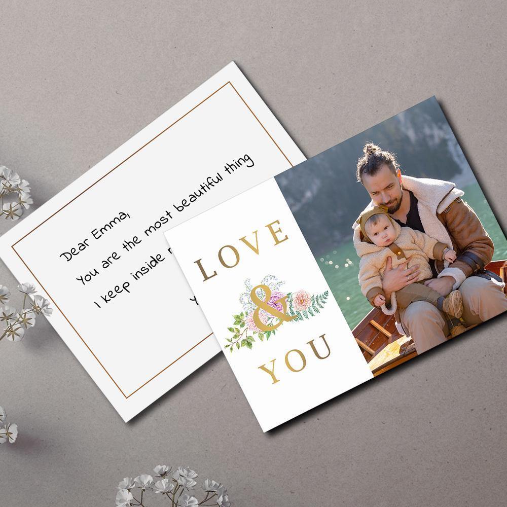 Custom Greeting Card Family Gift Pack of 5