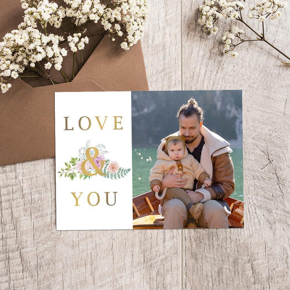 Custom Greeting Card Family Gift Pack of 5