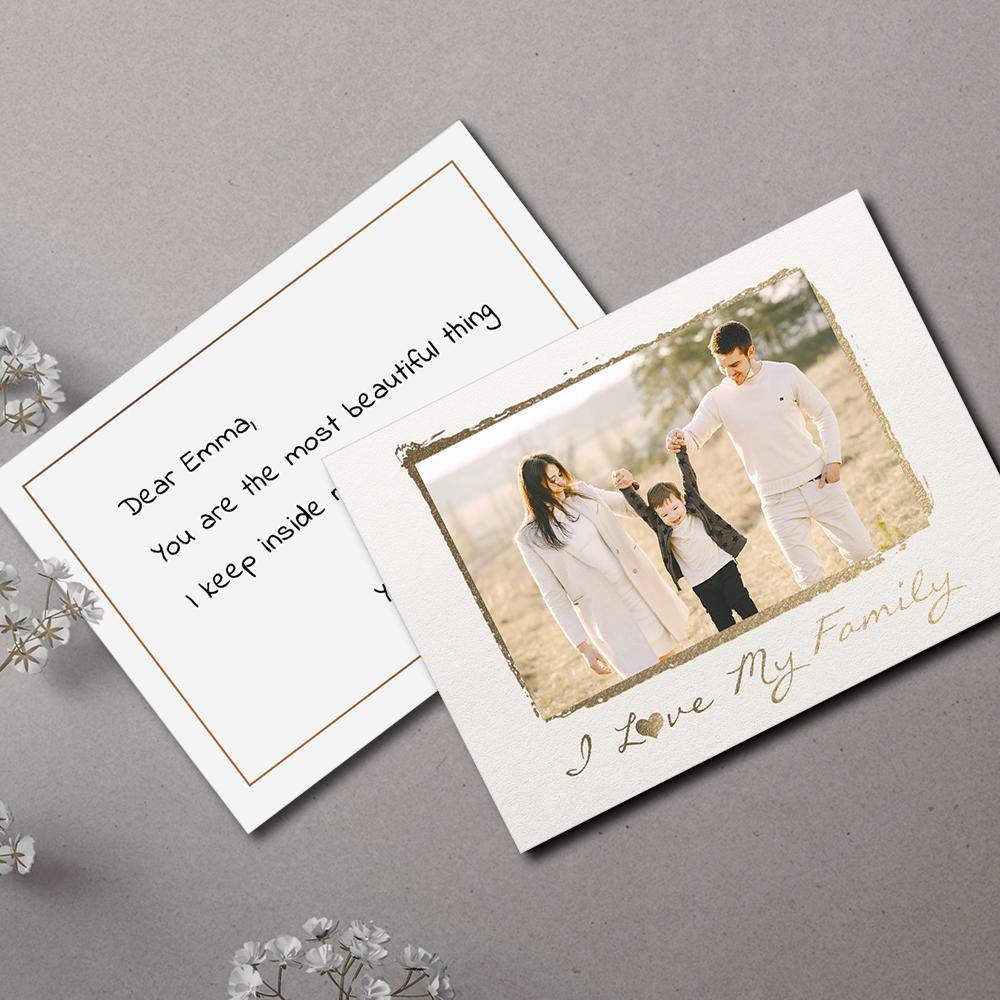 Personalized Greeting Card Family Gift Pack of 5