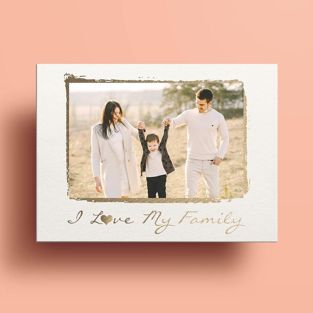 Personalized Greeting Card Family Gift Pack of 5