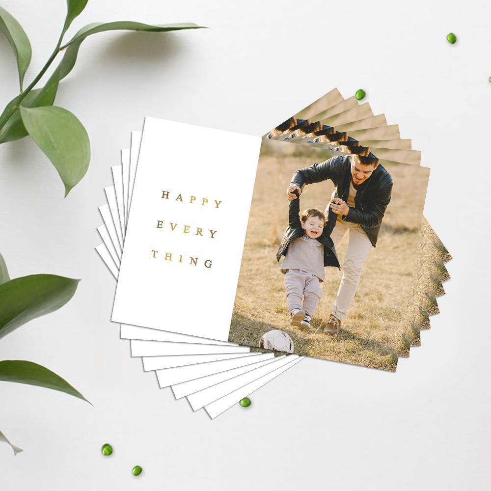 Custom Photo Greeting Card Pack of 5