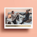 Custom Photo Card Commemorate the Beautiful Moment Pack of 3