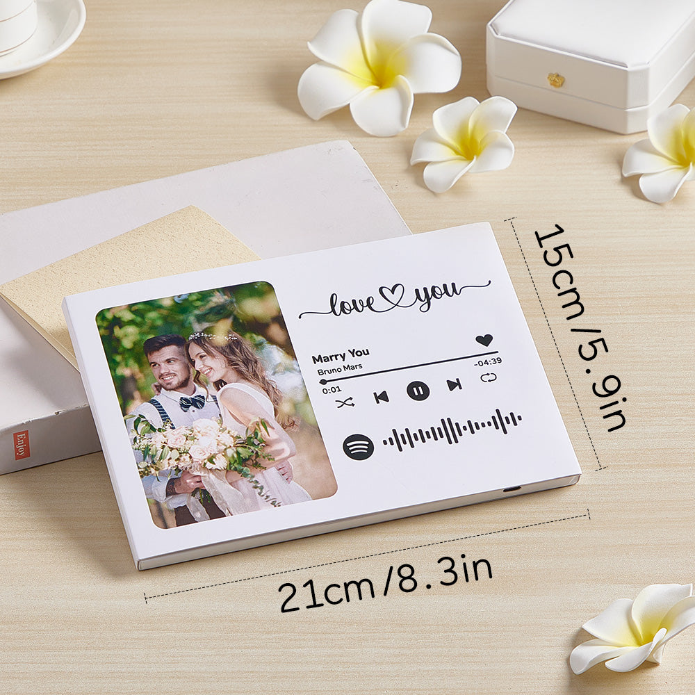 Personalized Video Greeting Card Custom Video Brochures Video Book Gift for Lover