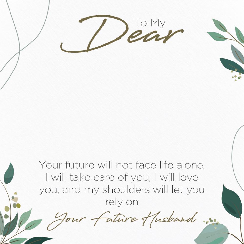 Soufeel Gift Card Jewelry Card To My Dear