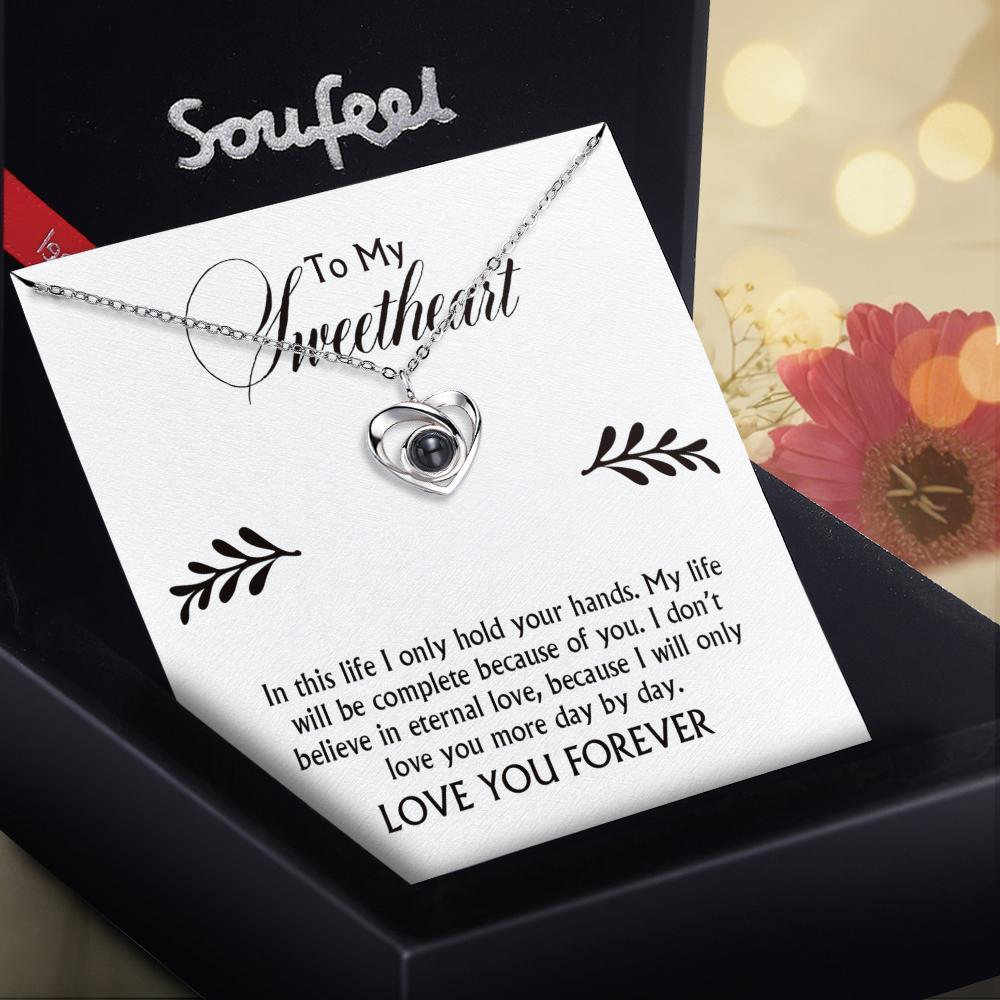 Soufeel Gift Card Jewelry Card To My Sweetheart