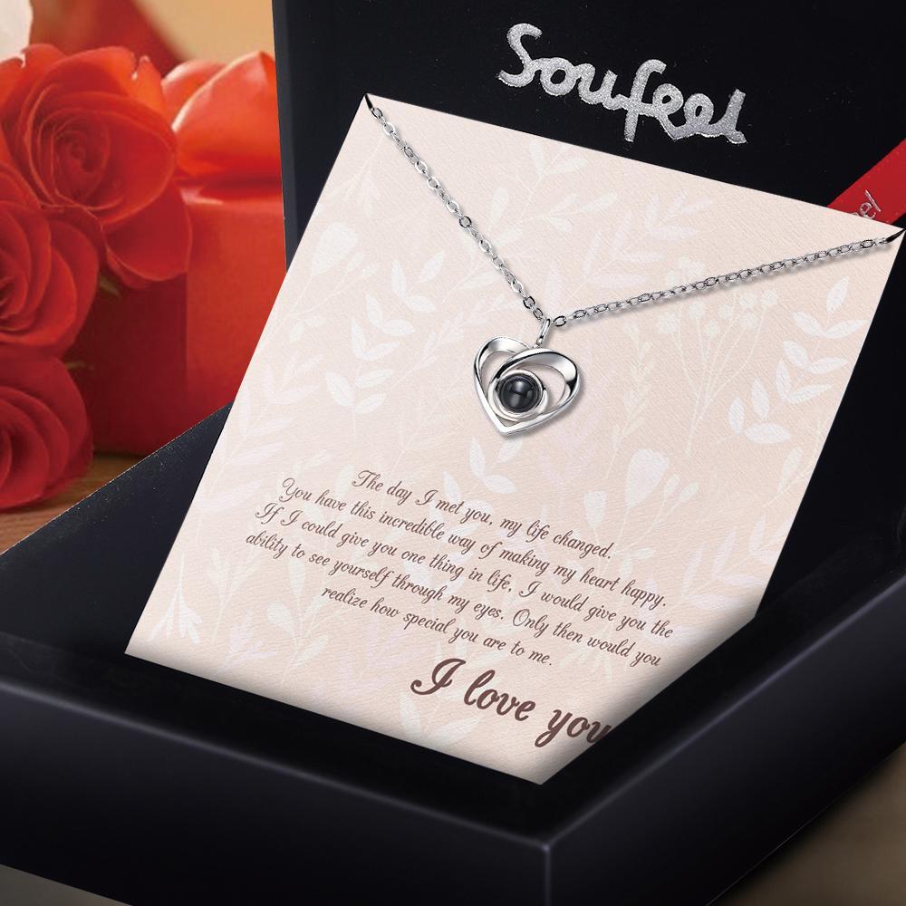 Soufeel Gift Card Jewelry Card I Love You