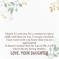 Soufeel Gift Card Jewelry Card Love Your Daughter