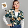 Custom Hawaiian Shirts with Pet Face Funky Vintage Hawaiian Shirt Casual Shirt for Gift