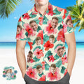 Custom Face All Over Print Hawaiian Shirt Summer Vibe Personalized Hawaiian Shirt