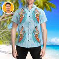 Custom Face Hawaiian Shirts Sea Surfing Shirt for Summer Party Surfing Hawaiian Style Surfing Hawaiian Style