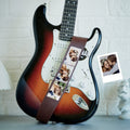 Custom Photo Guitar Strap Guitar Player Multiphoto Gifts
