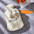 Custom Engraved Hot Water Bottle Winter Heating Plush Gifts