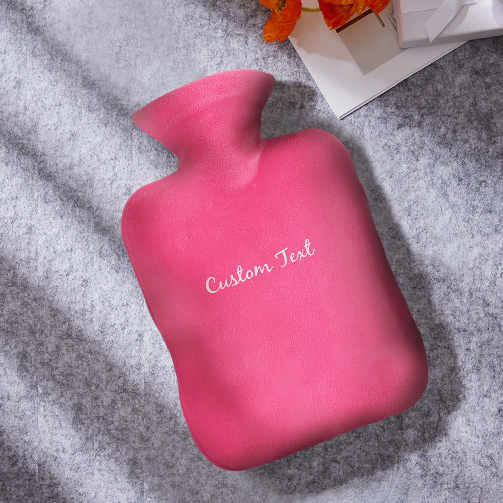 Custom Hot Water Bottle Hot Compress and Cold Therapy Hot Water Bag for Winter Gifts