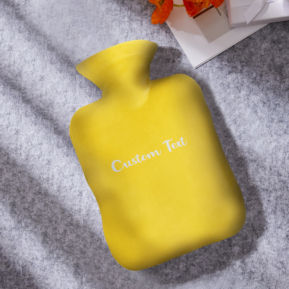 Custom Hot Water Bottle Hot Compress and Cold Therapy Hot Water Bag for Winter Gifts