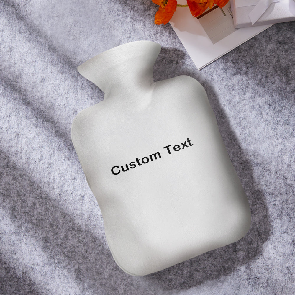 Custom Hot Water Bottle Hot Compress and Cold Therapy Hot Water Bag for Winter Gifts